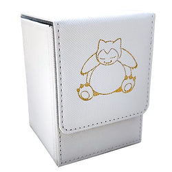 Cards Box Pokemon PTCG Mewtwo Gengar Snorlax Charizard Anime Game 100+PU Magnetic Attraction Card Protection Storage Box Gifts