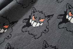 Gengar Pokemon X Maener Crewneck Sweater Black/Purple