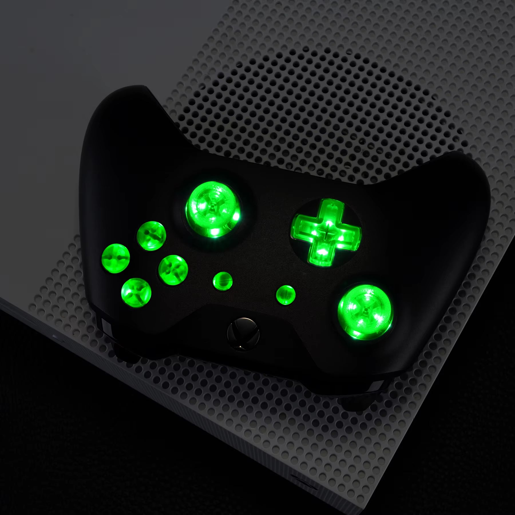 Multi-Colors Luminated (DTF) LED Kit for Xbox One Standard Xbox One S / X Controller, D-Pad Thumbstick ABXY Buttons