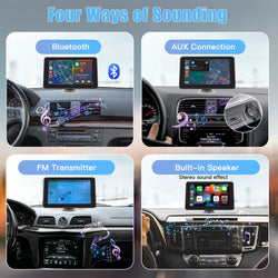 Universal 7-Inch Wireless Carplay Android Car Touch Screen TV Video Player Bluetooth USB Mirror Link with 12-Light Camera