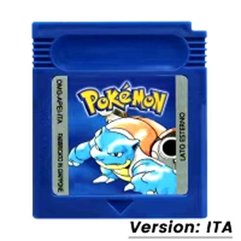 GBC Game Pokemon Series 16 Bit Video Game Cartridge Console Card Red Blue Crystal Golden Green Silver Yellow USA/FRA/ESP/ITA/NOE