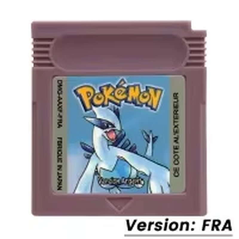 GBC Game Pokemon Series 16 Bit Video Game Cartridge Console Card Red Blue Crystal Golden Green Silver Yellow with Multi-Language