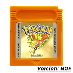 GBC Game Pokemon Series 16 Bit Video Game Cartridge Console Card Red Blue Crystal Golden Green Silver Yellow USA/FRA/ESP/ITA/NOE