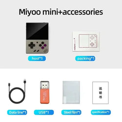 Mini plus Portable Retro Handheld Game Console V2 Mini+ 3.5 Inch IPS Screen Classic Video Game Console Linux System Gift