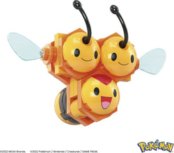 Pokemon Building Toy Kit Combee (15 Pieces) with 1 Action Figure and Ball for Kids