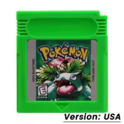 GBC Game Pokemon Series 16 Bit Video Game Cartridge Console Card Red Blue Crystal Golden Green Silver Yellow with Multi-Language