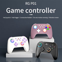 ANBERNIC RG P01 RGP01 Controller Wired Wireless Gamepad RGB  Effect Joystick Bluetooth Game Controller for PC Android IOS