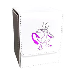 Cards Box Pokemon PTCG Mewtwo Gengar Snorlax Charizard Anime Game 100+PU Magnetic Attraction Card Protection Storage Box Gifts