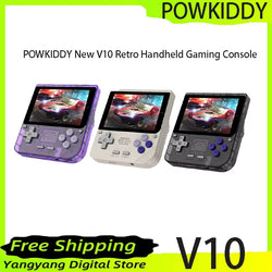 Powkiddy V10 Retro Handheld Game Console Mini Portable GBA Pokemon Paojitang 2024 New Open Source Handheld Console