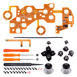 Multi-Colors Luminated (DTF) LED Kit for Xbox One Standard Xbox One S / X Controller, D-Pad Thumbstick ABXY Buttons