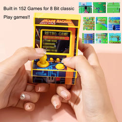 Toys Pocket Game Console Child Gift Portable Mini Arcade Handheld Game Player 1.8 Inch 152 Retro Games for Kid