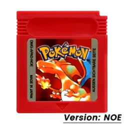 GBC Game Pokemon Series 16 Bit Video Game Cartridge Console Card Red Blue Crystal Golden Green Silver Yellow USA/FRA/ESP/ITA/NOE