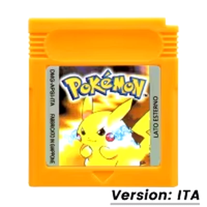 GBC Game Pokemon Series 16 Bit Video Game Cartridge Console Card Red Blue Crystal Golden Green Silver Yellow USA/FRA/ESP/ITA/NOE