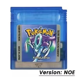 GBC Game Pokemon Series 16 Bit Video Game Cartridge Console Card Red Blue Crystal Golden Green Silver Yellow with Multi-Language