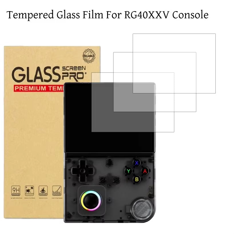 Anbernic RG40XXV Tempered Glass Film Game Console RG40XX V Tempered Glass Screen Protector Films Accessories