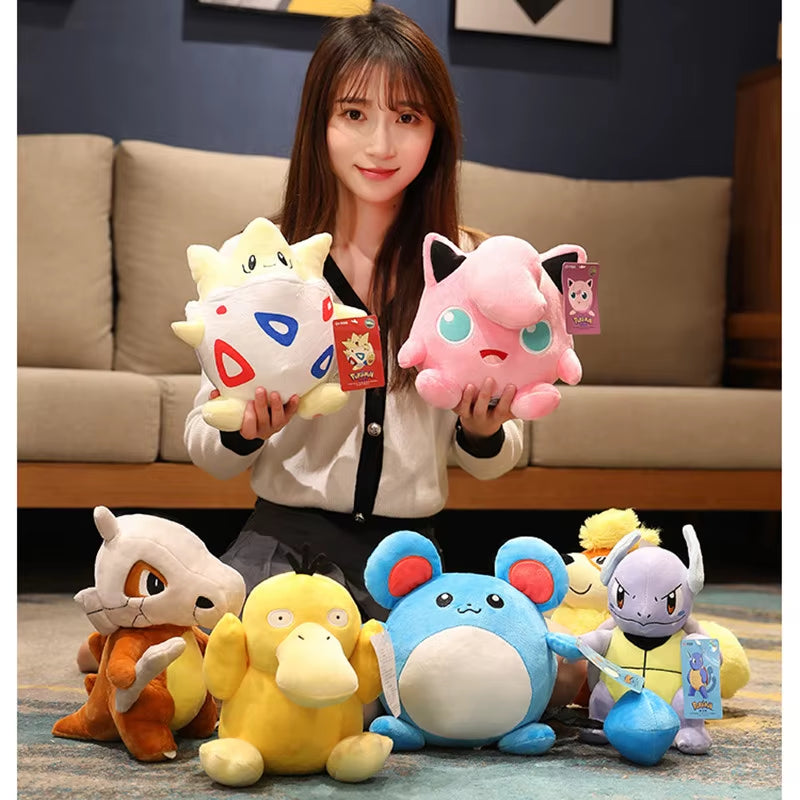 20-25Cm Original Pokemon Plush Toys Cartoon Eevee Espeon Umbreon Jolteon Animal Stuffed Plush Toys Doll Kids Birthday Gift