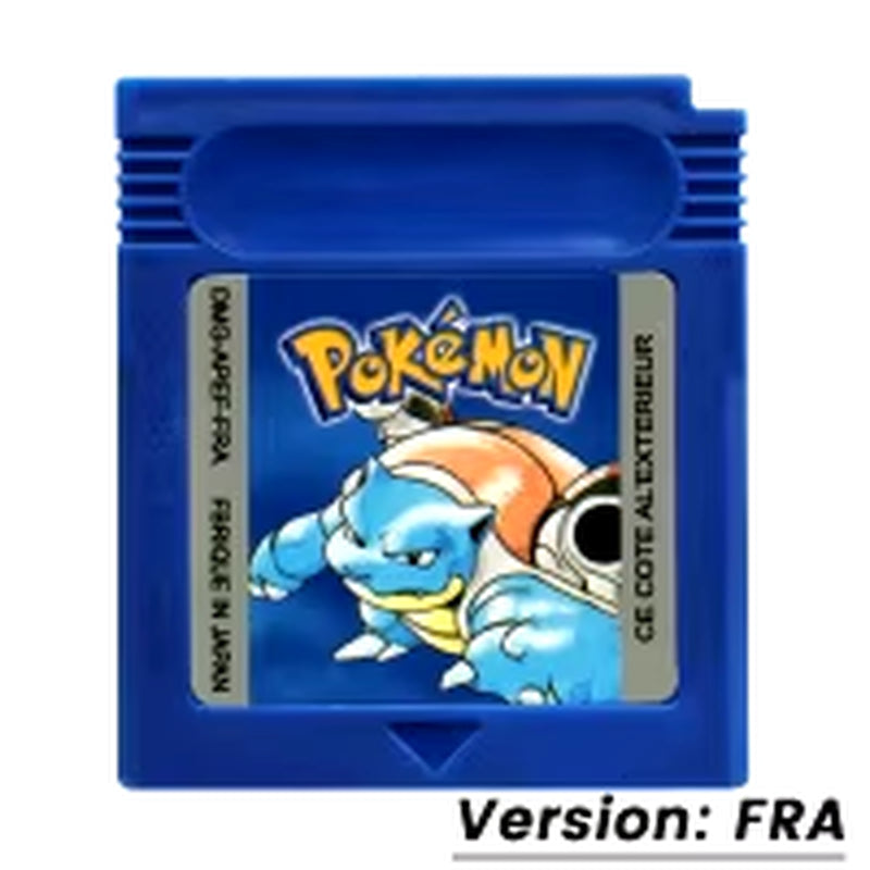 GBC Game Pokemon Series 16 Bit Video Game Cartridge Console Card Red Blue Crystal Golden Green Silver Yellow USA/FRA/ESP/ITA/NOE