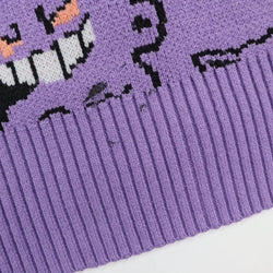 Gengar Pokemon X Maener Crewneck Sweater Black/Purple