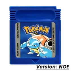 GBC Game Pokemon Series 16 Bit Video Game Cartridge Console Card Red Blue Crystal Golden Green Silver Yellow USA/FRA/ESP/ITA/NOE