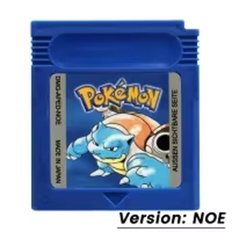 GBC Game Pokemon Series 16 Bit Video Game Cartridge Console Card Red Blue Crystal Golden Green Silver Yellow with Multi-Language