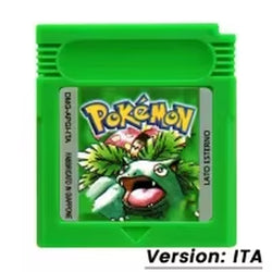 GBC Game Pokemon Series 16 Bit Video Game Cartridge Console Card Red Blue Crystal Golden Green Silver Yellow with Multi-Language