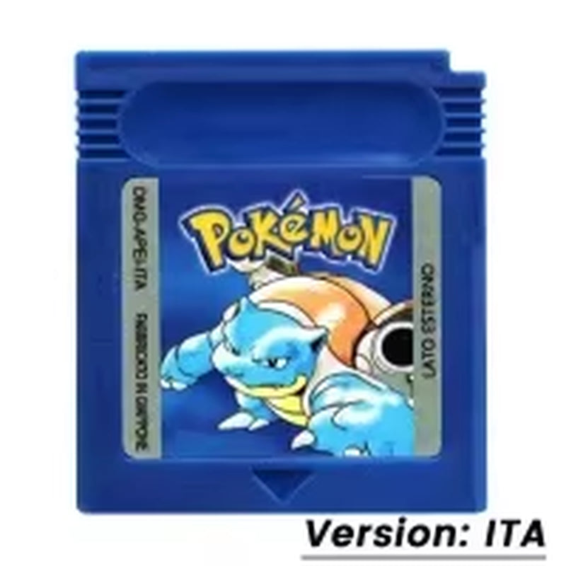 GBC Game Pokemon Series 16 Bit Video Game Cartridge Console Card Red Blue Crystal Golden Green Silver Yellow with Multi-Language