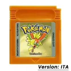 GBC Game Pokemon Series 16 Bit Video Game Cartridge Console Card Red Blue Crystal Golden Green Silver Yellow with Multi-Language