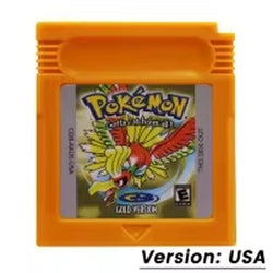 GBC Game Pokemon Series 16 Bit Video Game Cartridge Console Card Red Blue Crystal Golden Green Silver Yellow with Multi-Language