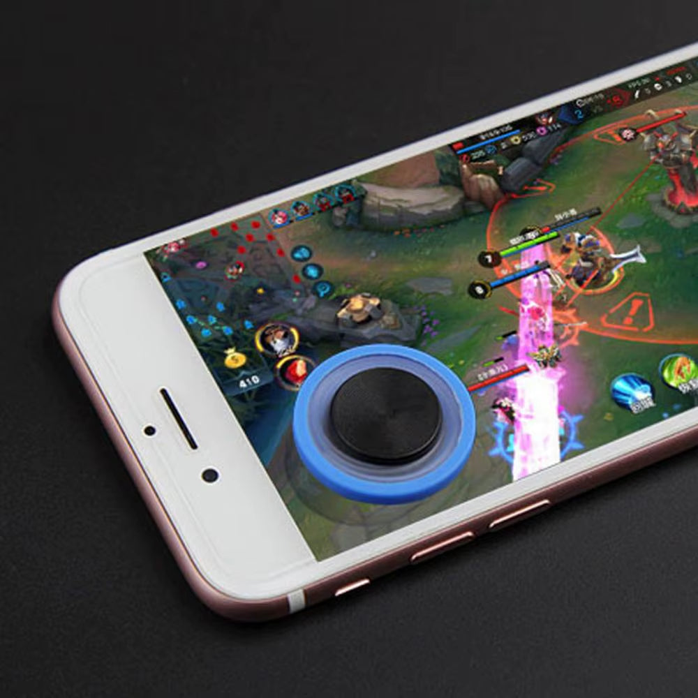 Q8 Mini Mobile Phone Tablet Game Sucker Joystick Rocker Sucker Controller Joypad Button Controller Suction Cup