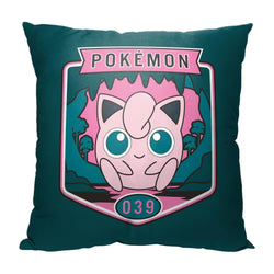 Pokemon Outdoor Jigglypuff Printed Multi-Colored Throw Pillow